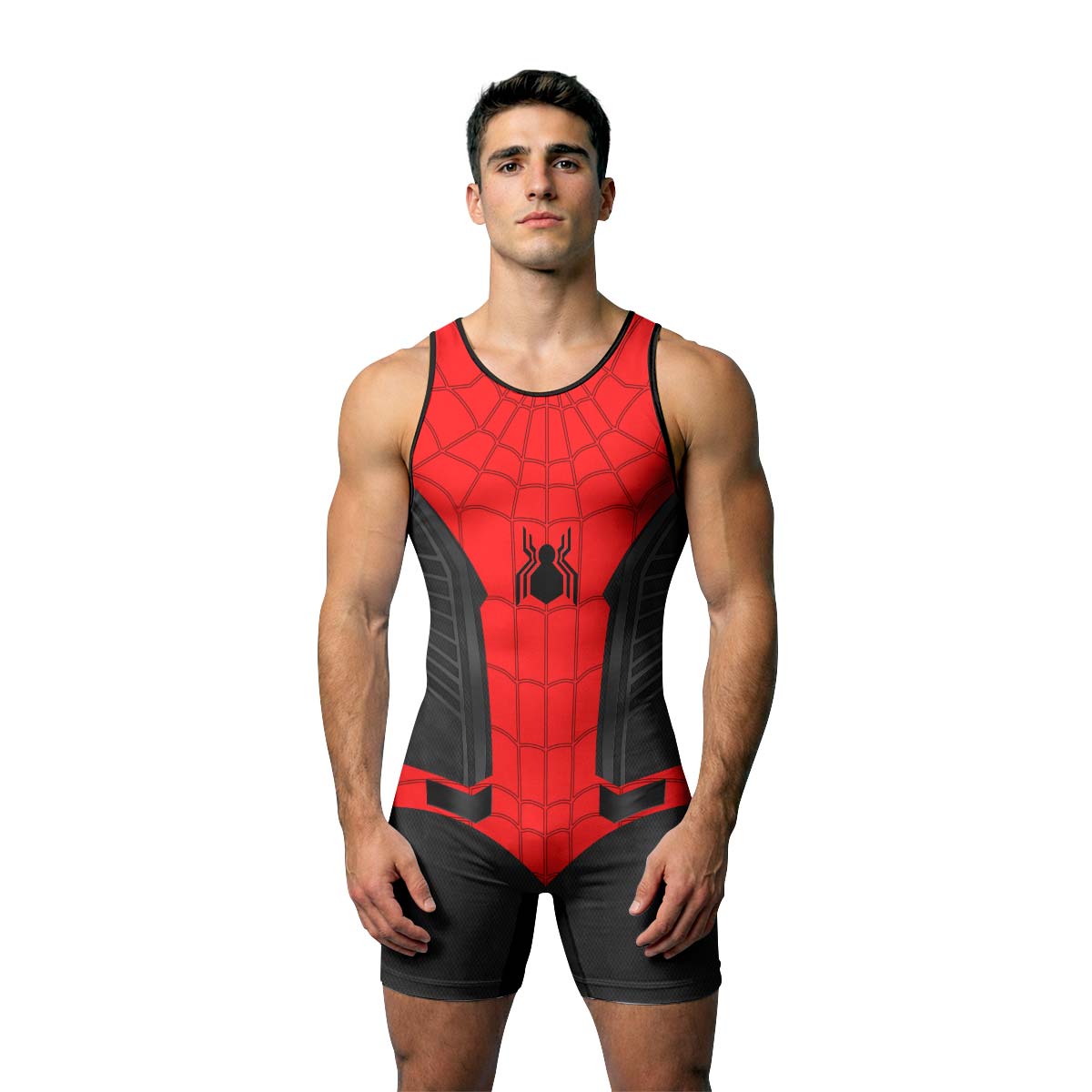 Spider Man BJJ Cosplay Wrestling Singlet