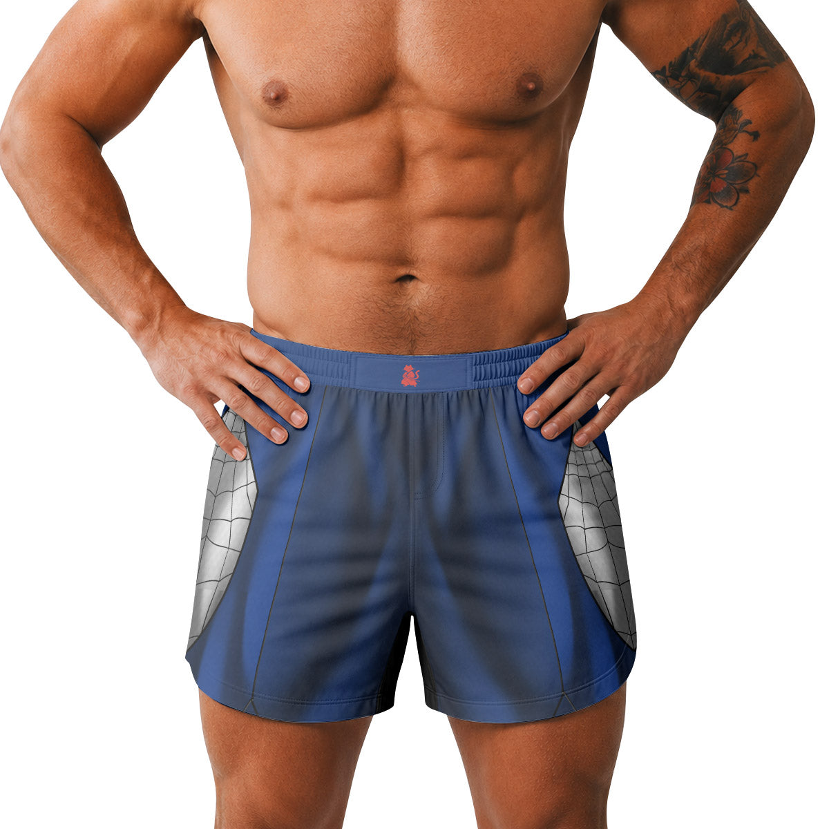  Spider Man Black Advanced Suit Grappling Shorts