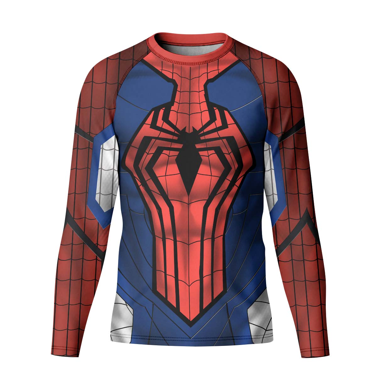  Spider Man Black Advanced Suit Kids Rash Guard