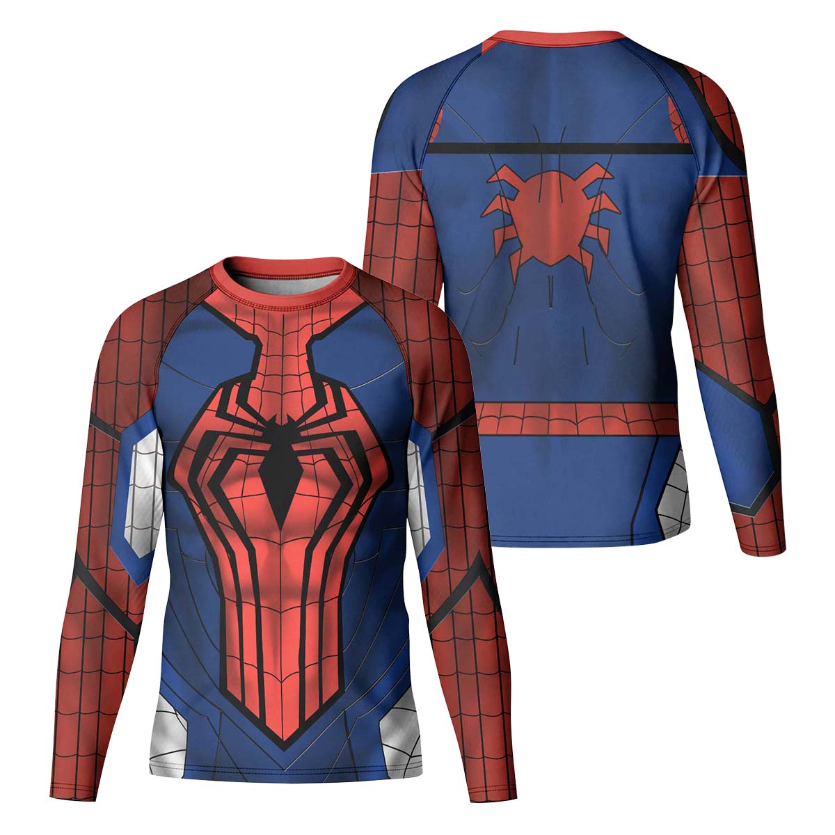 Spider Man Black Advanced Suit Kids Rash Guard