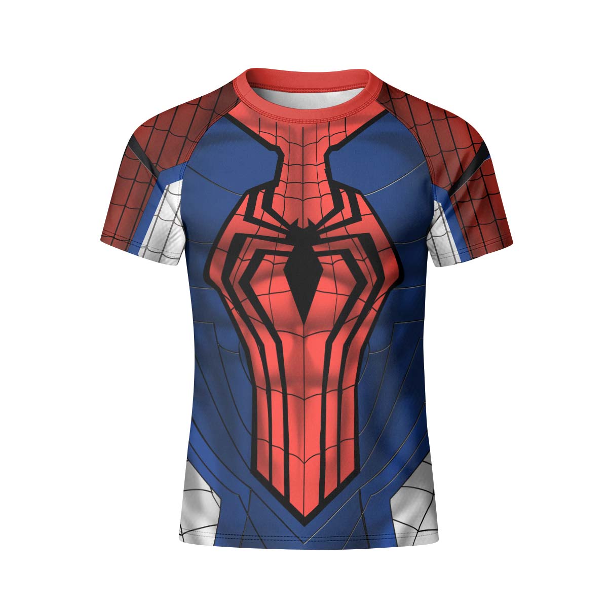 Spider Man Black Advanced Suit Kids Rash Guard