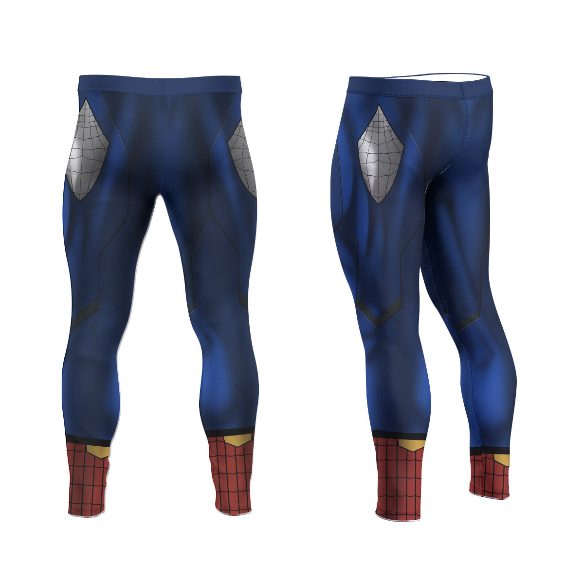  Spider Man Black Advanced Suit Men's Compression Leggings