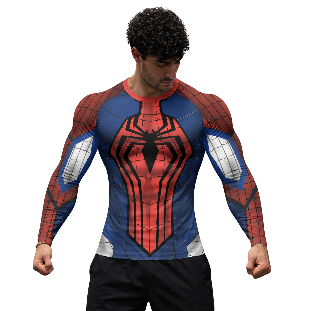 Spider Man Black Advanced Suit Rash Guard