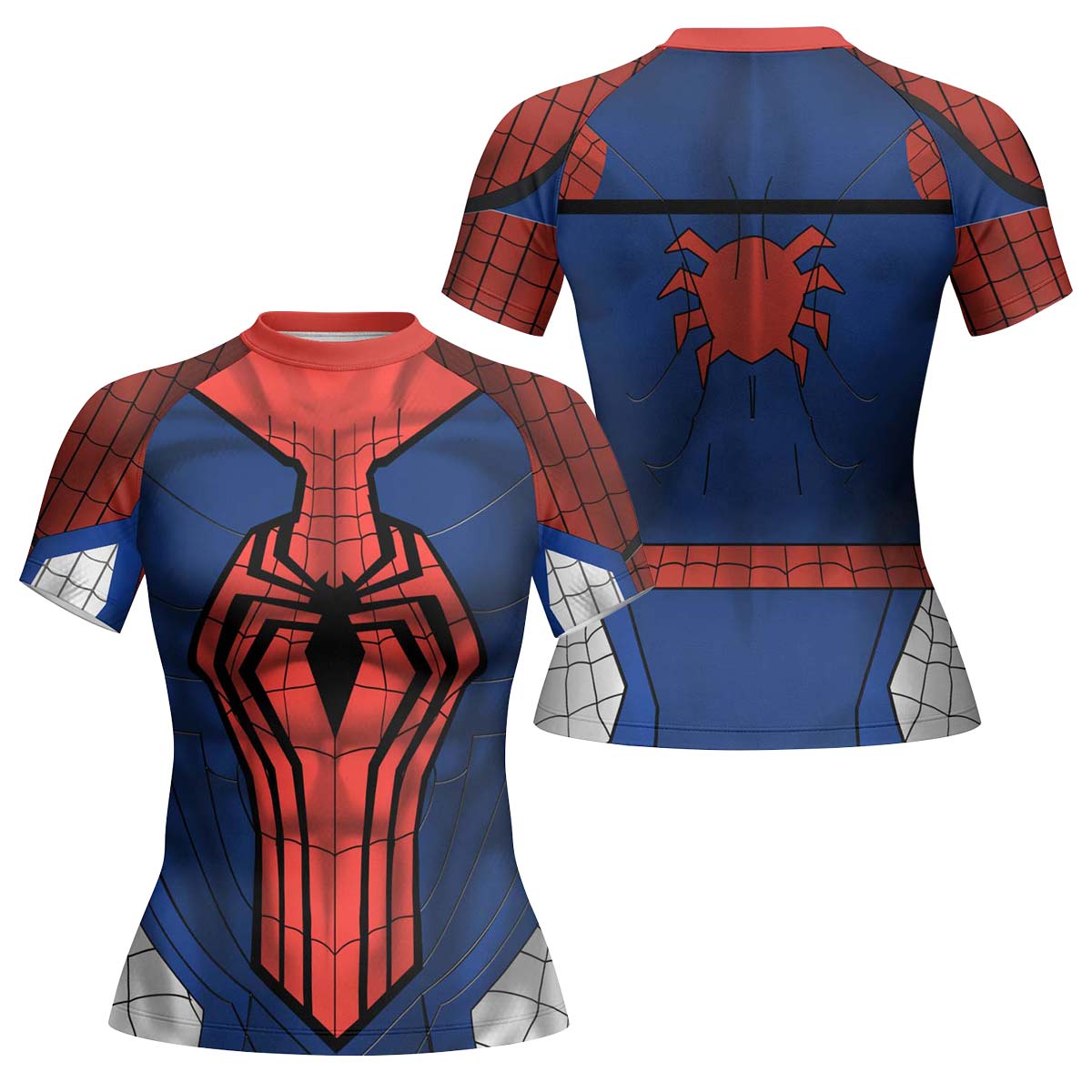  Spider Man Black Advanced Suit Rash Guard