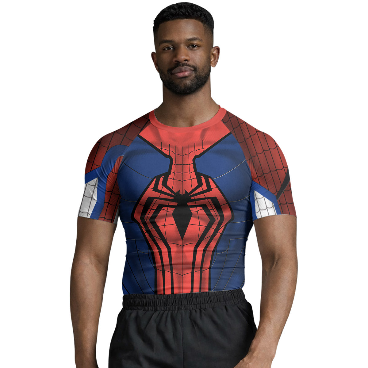 Spider Man Black Advanced Suit Rash Guard