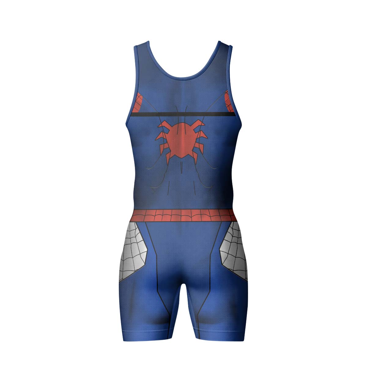  Spider Man Black Advanced Suit Wrestling Singlet