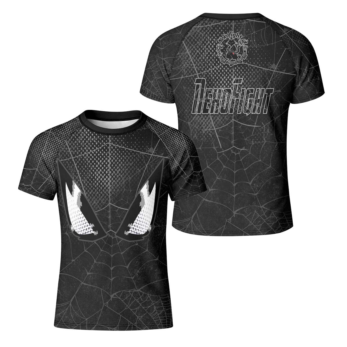  Spider Man Black Mask Kid Rash Guard