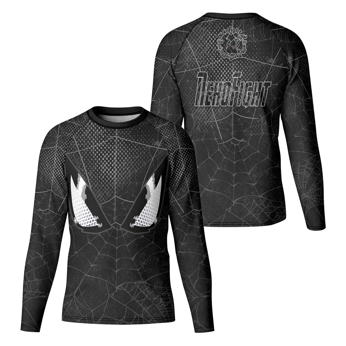 Spider Man Black Mask Kid Rash Guard