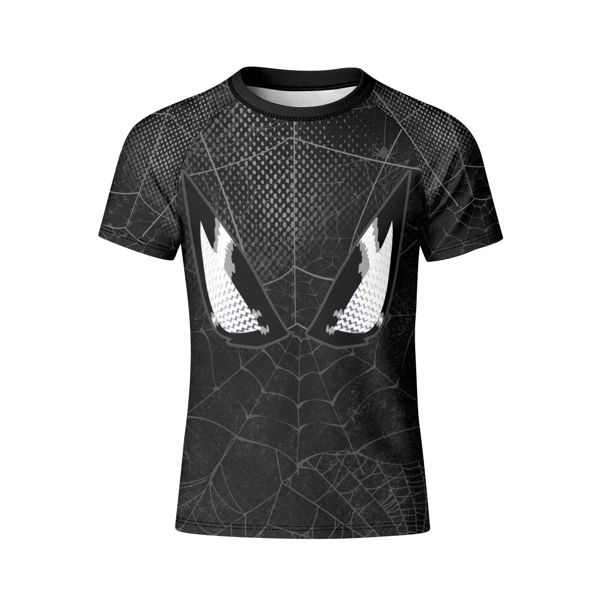 Spider Man Black Mask Kid Rash Guard
