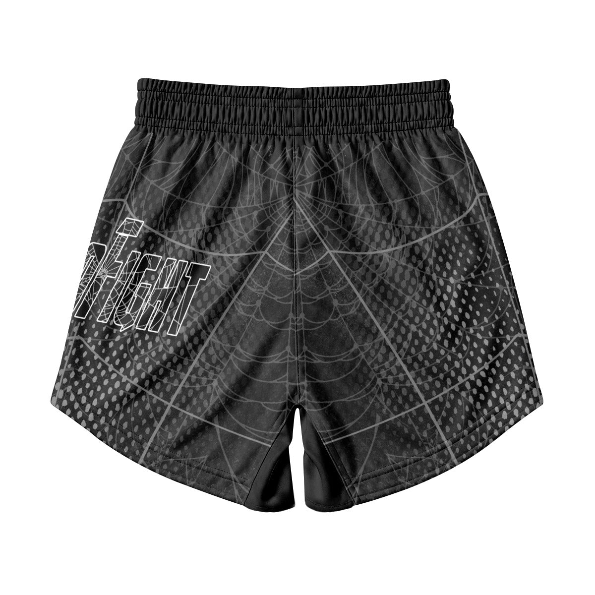 Spider Man Black Mask Kids Grappling Shorts