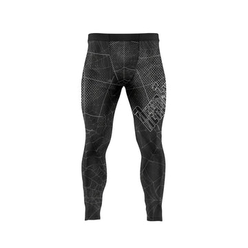  Spider Man Black Mask Men's Compression Leggings