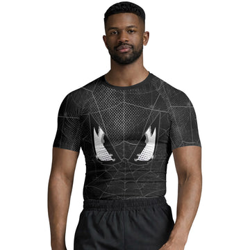 Spider Man Black Mask Rash Guard