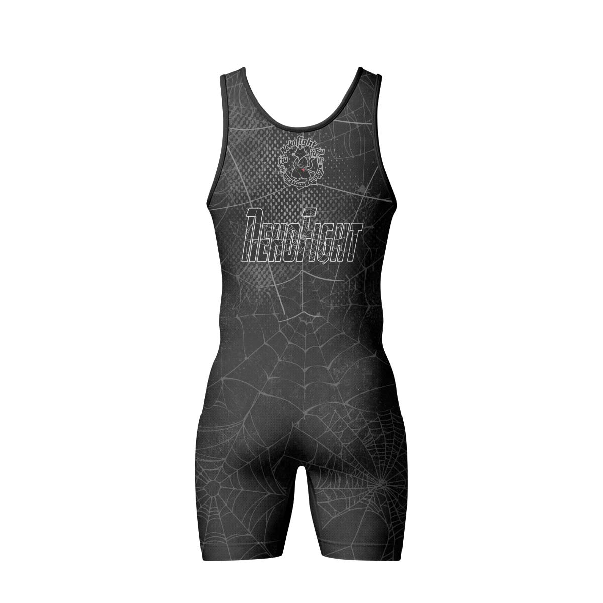  Spider Man Black Mask Wrestling Singlet