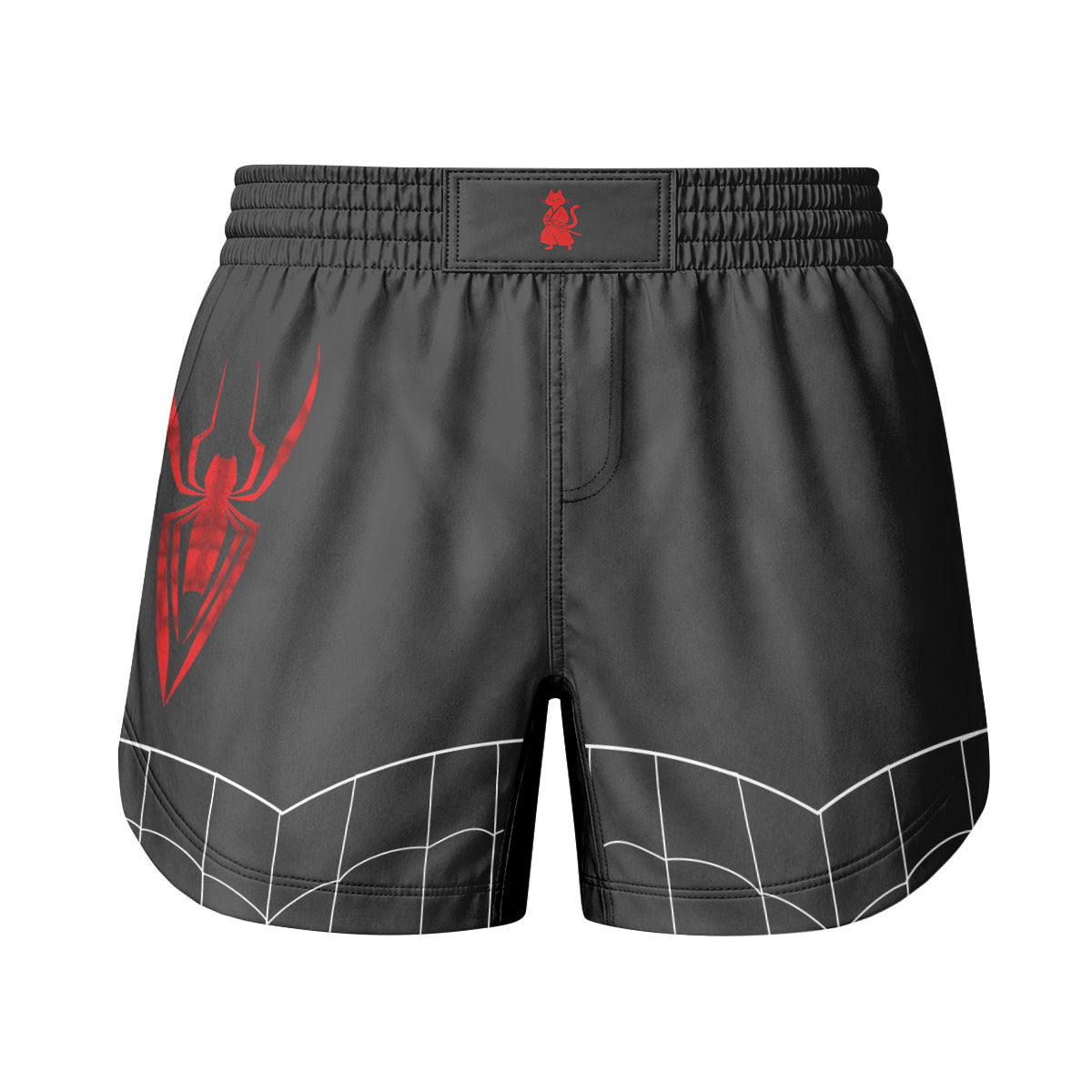  Spider Man Black Red Cosplay Grappling Shorts