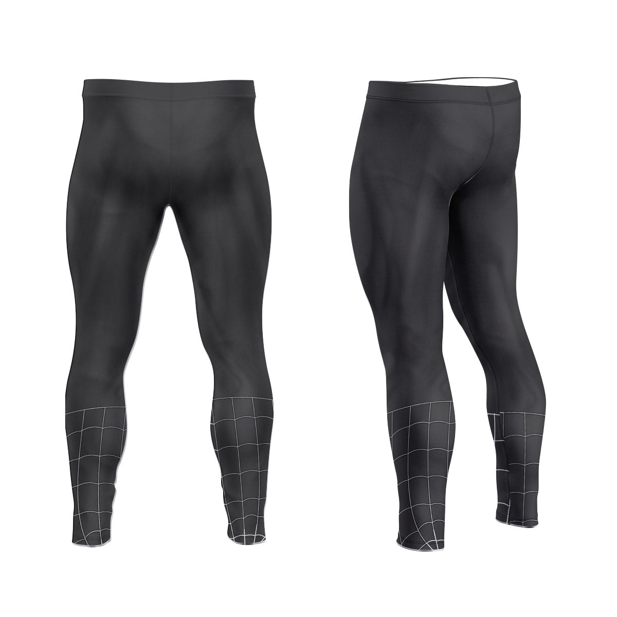  Spider Man Black Red Cosplay Men's Compression Leggings