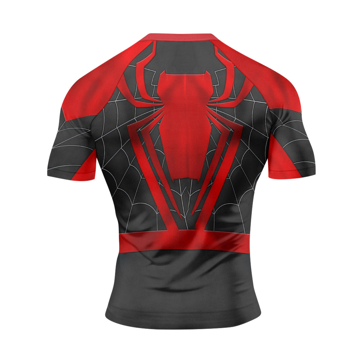  Spider Man Black Red Cosplay Rash Guard