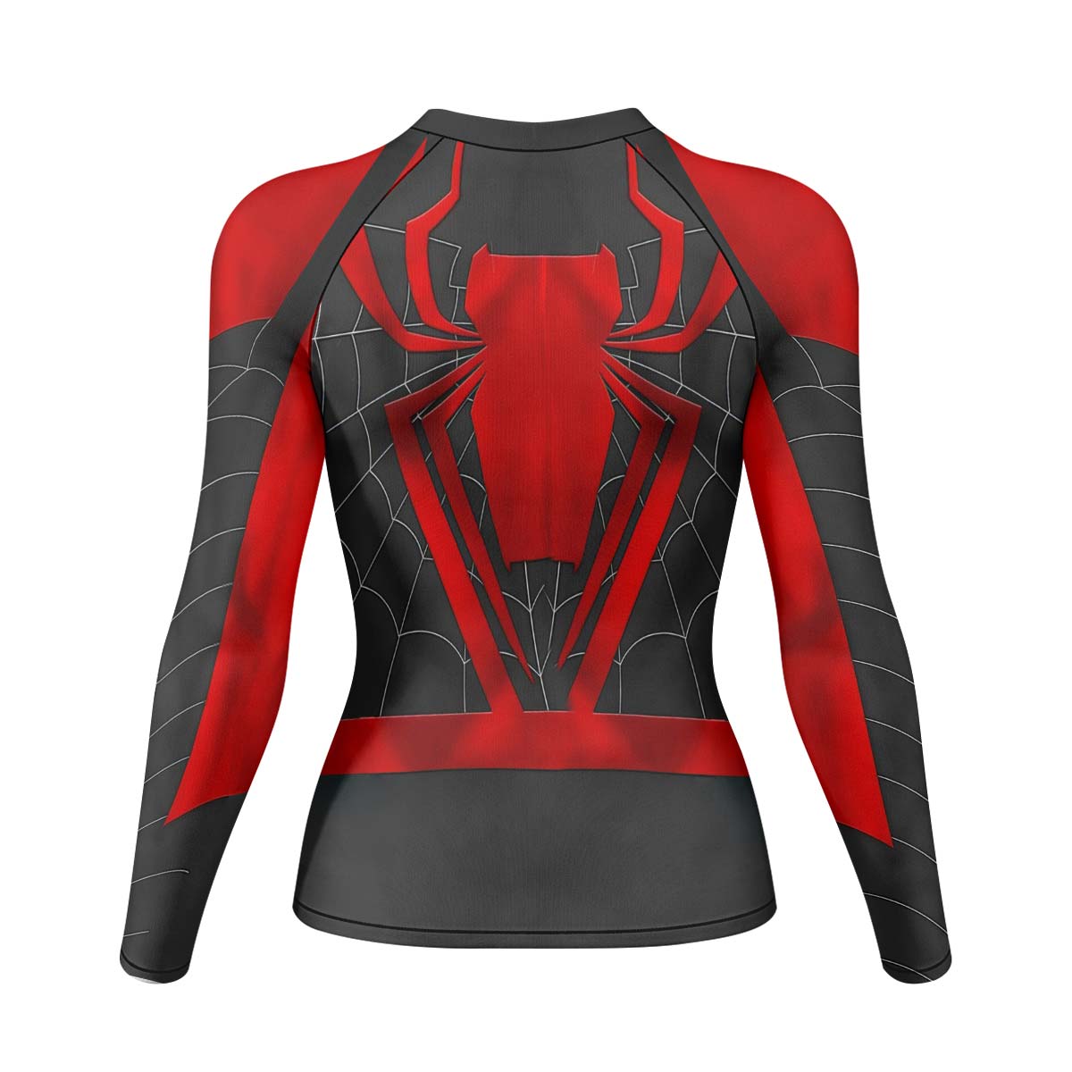 Spider Man Black Red Cosplay Rash Guard
