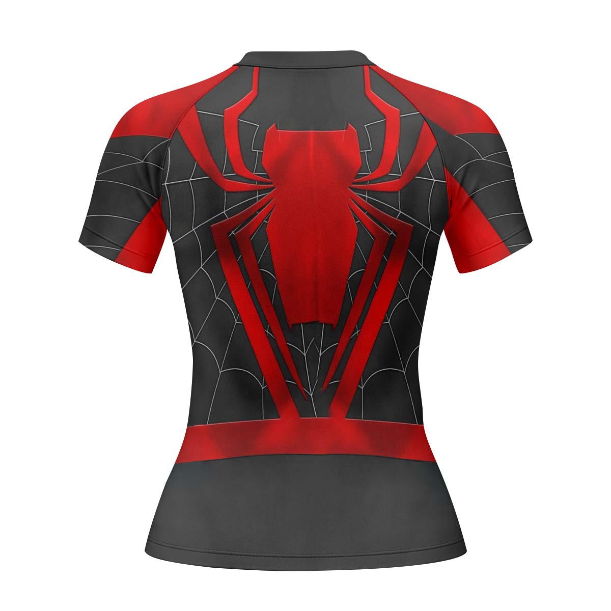 Spider Man Black Red Cosplay Rash Guard