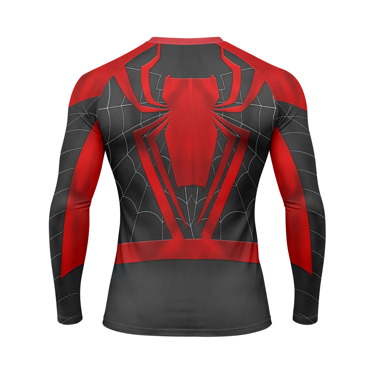  Spider Man Black Red Cosplay Rash Guard