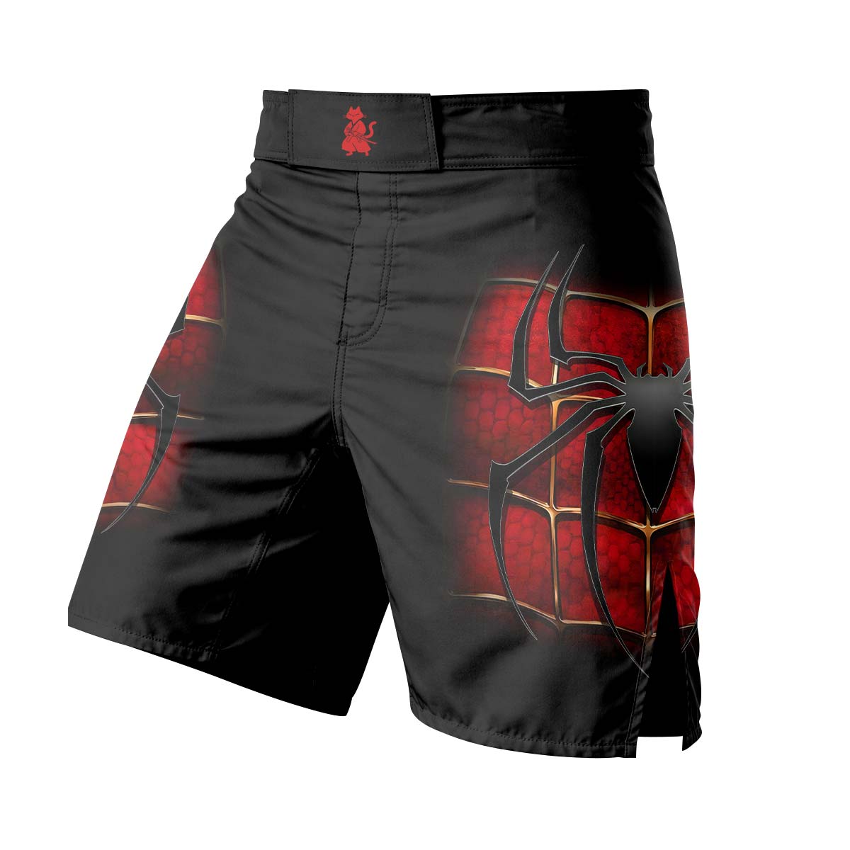 Spider Man Black Red Fight Shorts