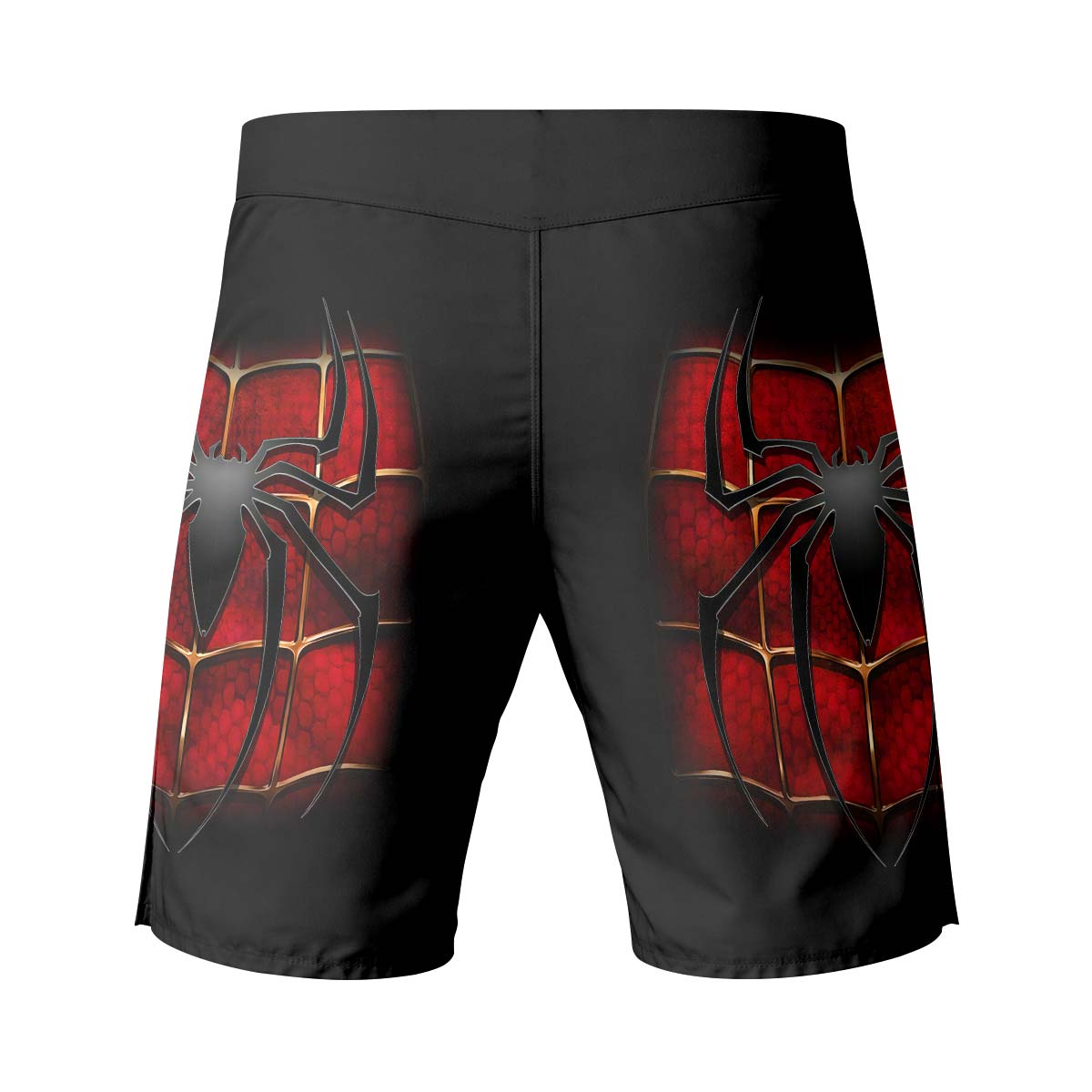 Spider Man Black Red Fight Shorts