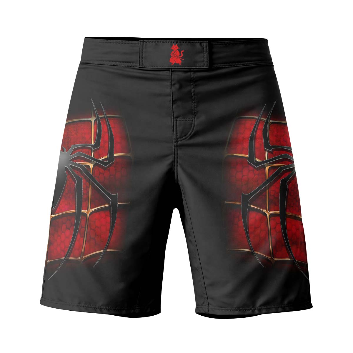 Spider Man Black Red Fight Shorts