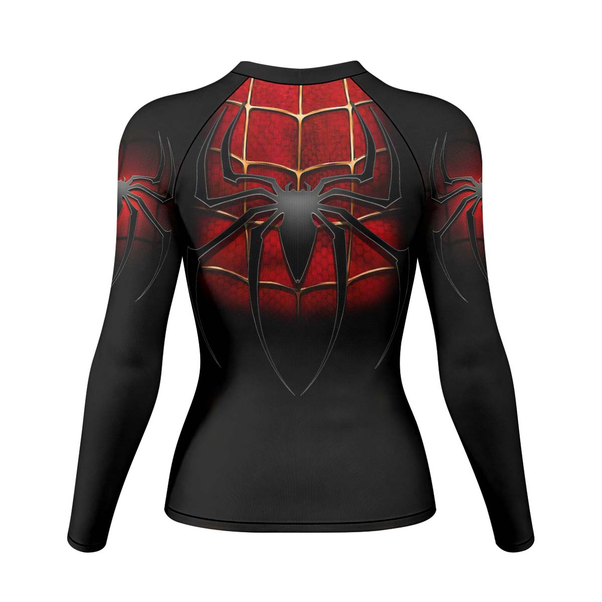 Spider Man Black Red Rash Guard