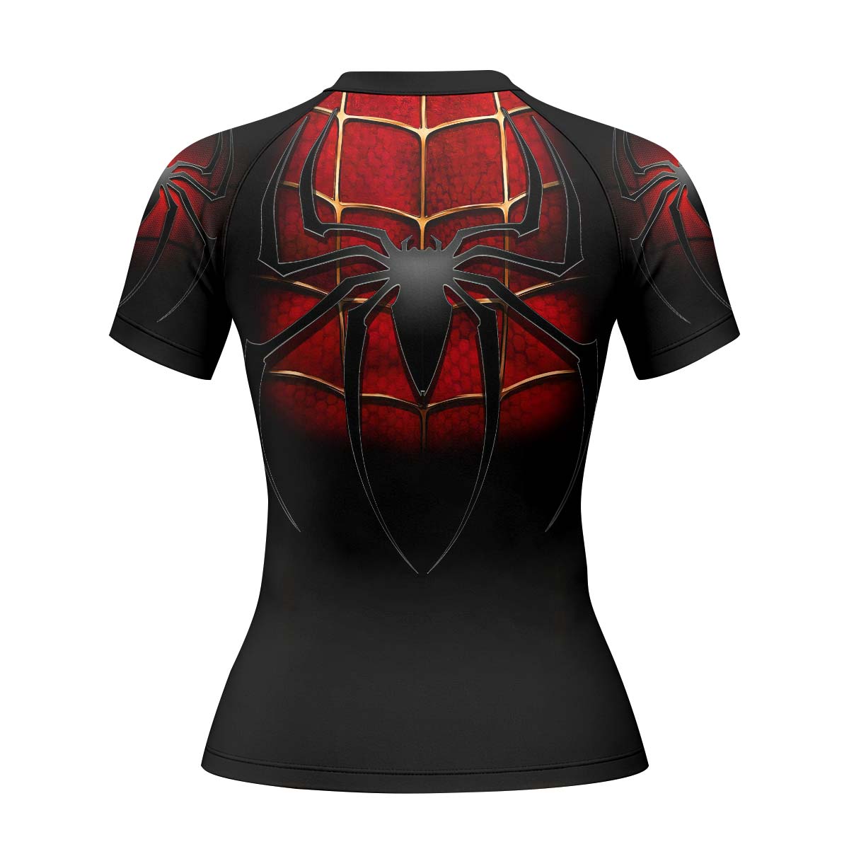 Spider Man Black Red Rash Guard
