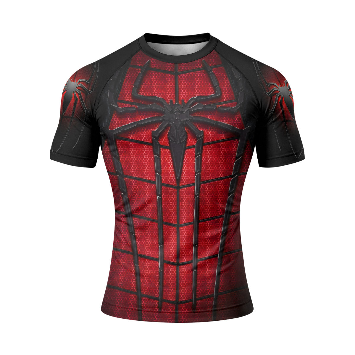 Spider Man Black Red Rash Guard