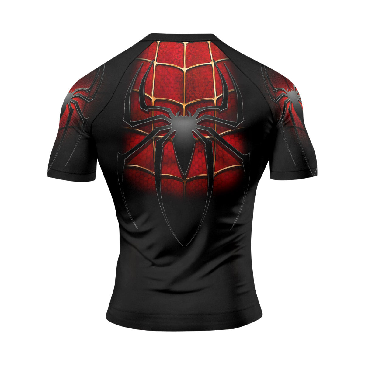 Spider Man Black Red Rash Guard