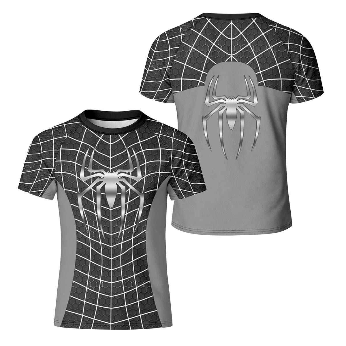Spider Man Black Suit Kid Rash Guard