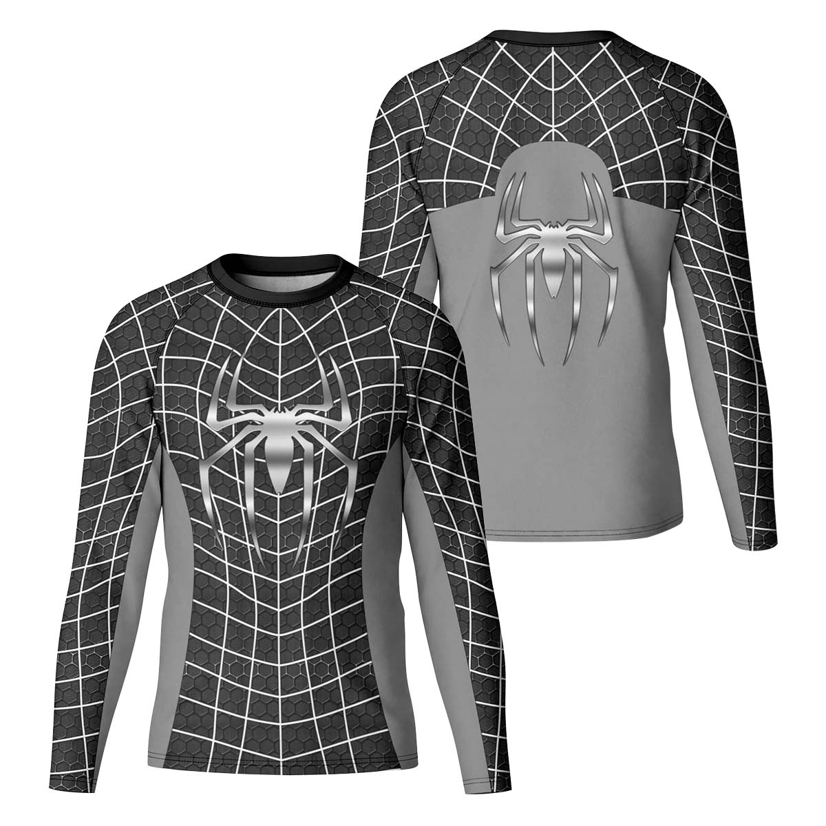 Spider Man Black Suit Kid Rash Guard