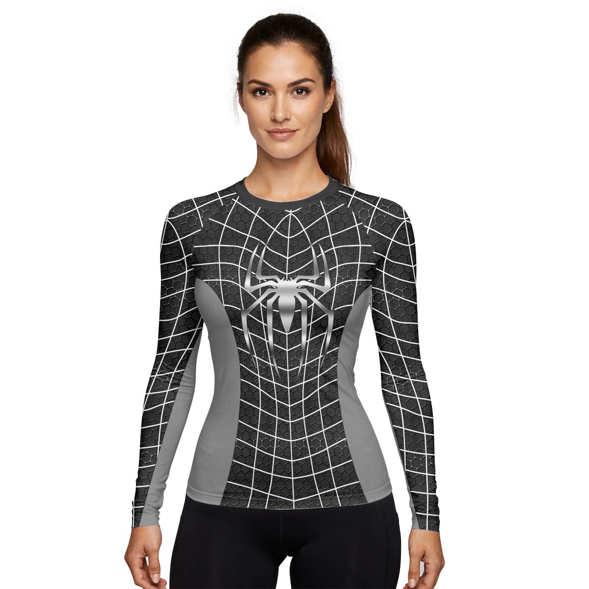 Spider Man Black Suit Rash Guard