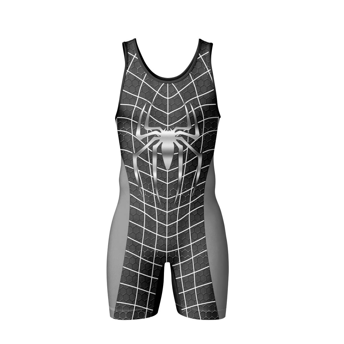 Spider Man Black Suit Wrestling Singlet