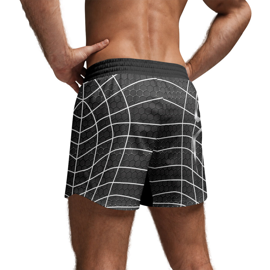 Spider Man Black Suit Grappling Shorts