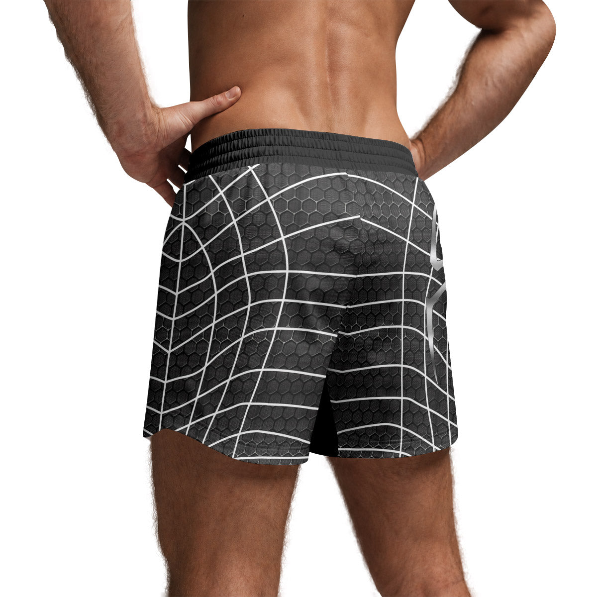 Spider Man Black Suit Grappling Shorts
