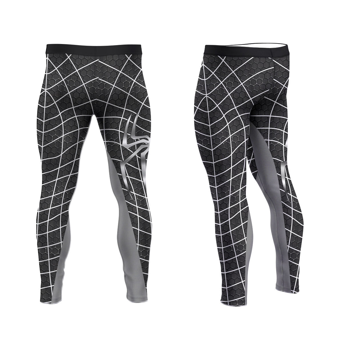 Spider Man Black Suit Men's Compression Leggings