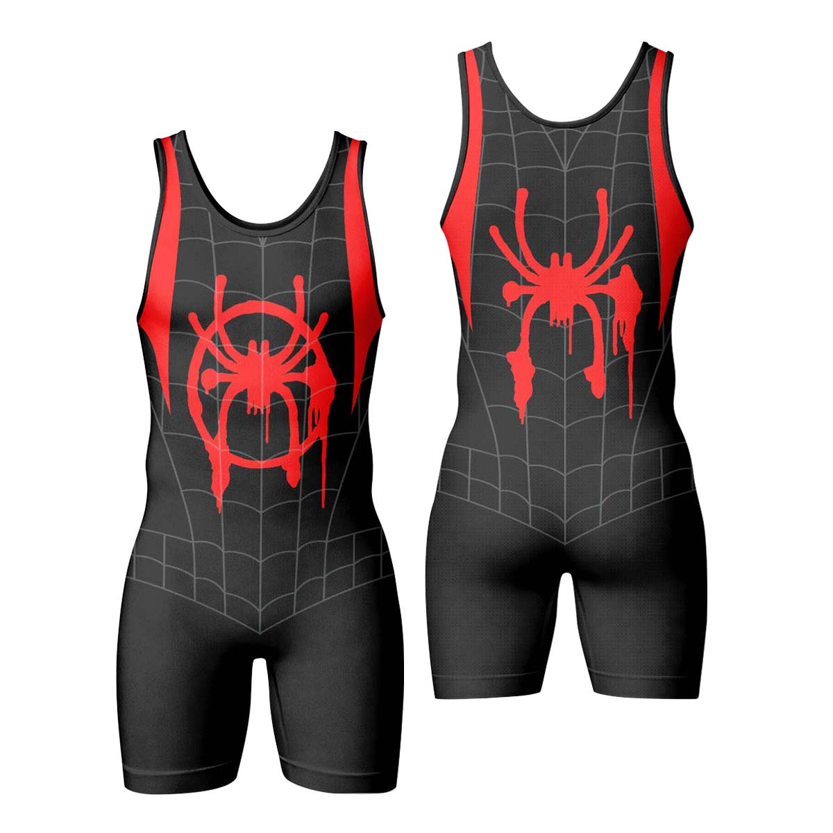 Spider Man Graffiti Wrestling Singlet