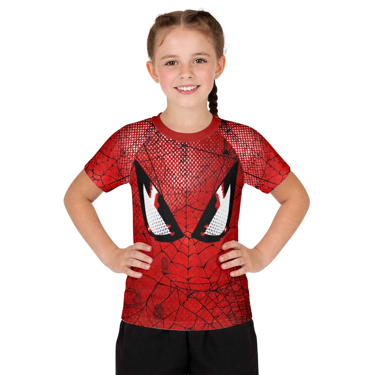  Spider Man Mask Kid Rash Guard