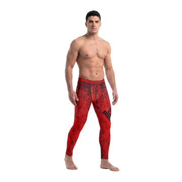  Spider Man Mask Men's Compression Leggings