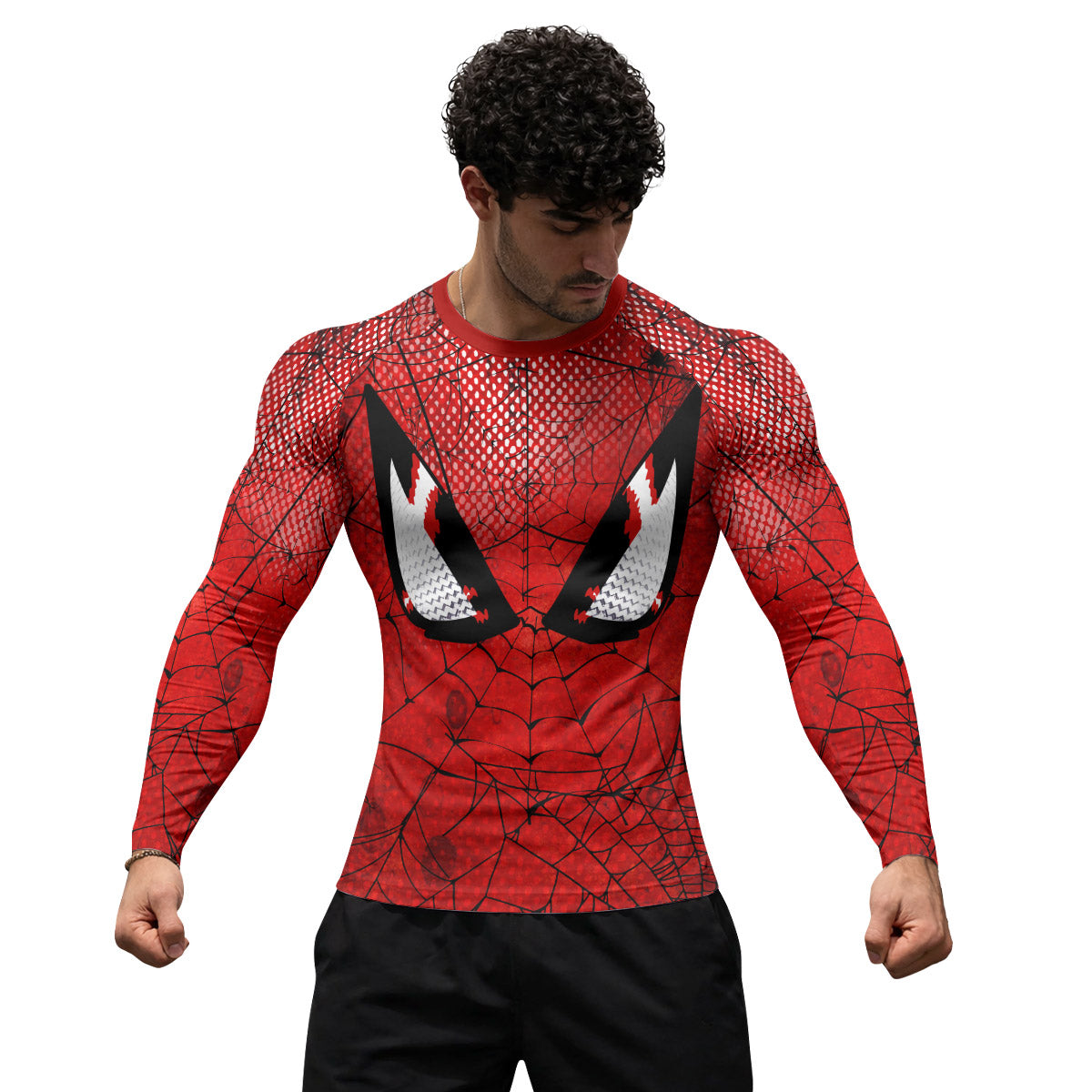 Spider Man Mask Rash Guard