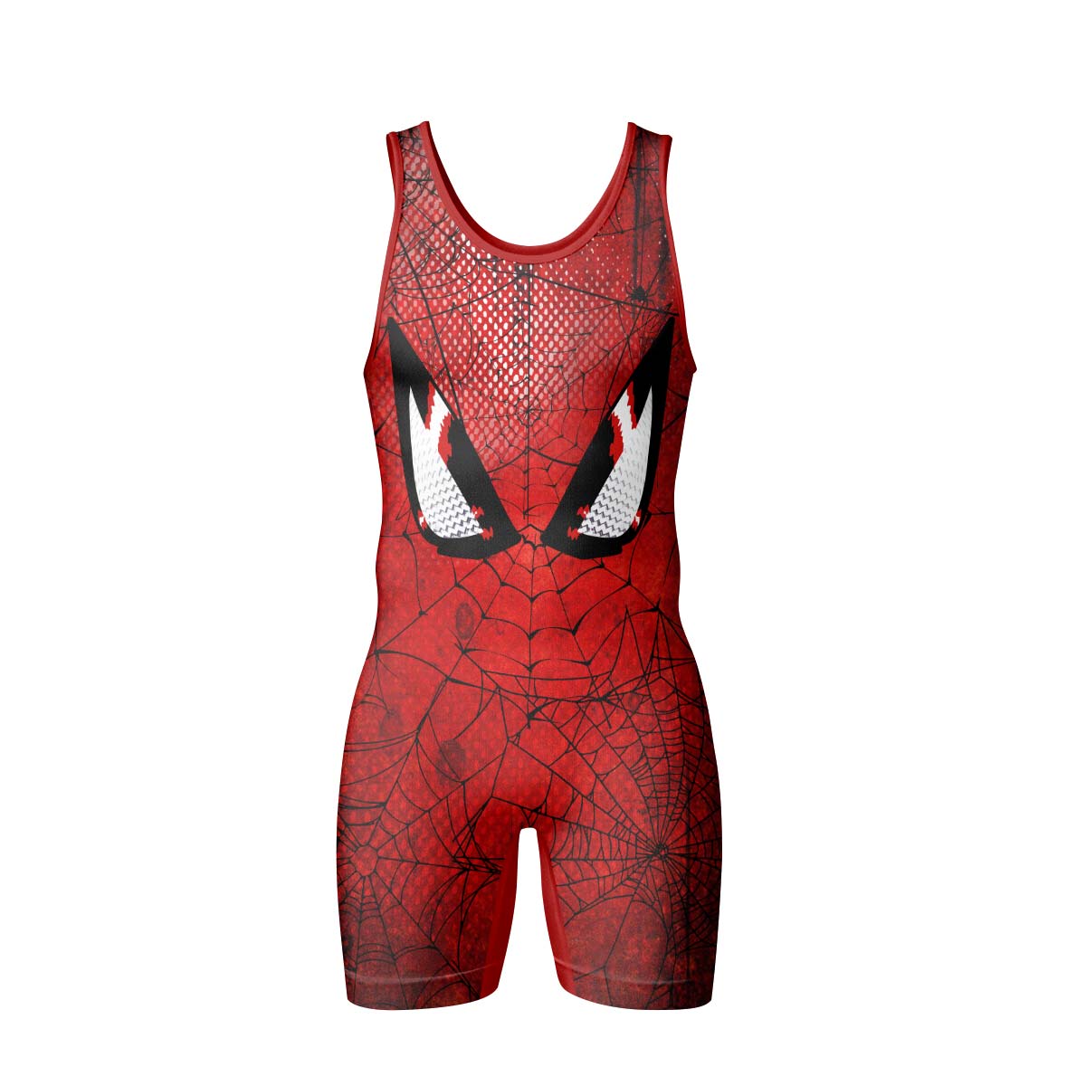  Spider Man Mask Wrestling Singlet