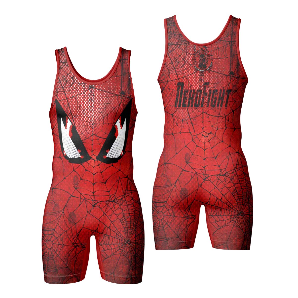 Spider Man Mask Wrestling Singlet