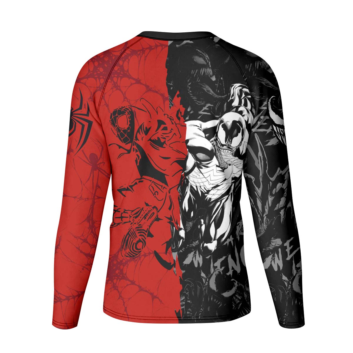 Spider Man Miles Morales And Venom Kid Rash Guard