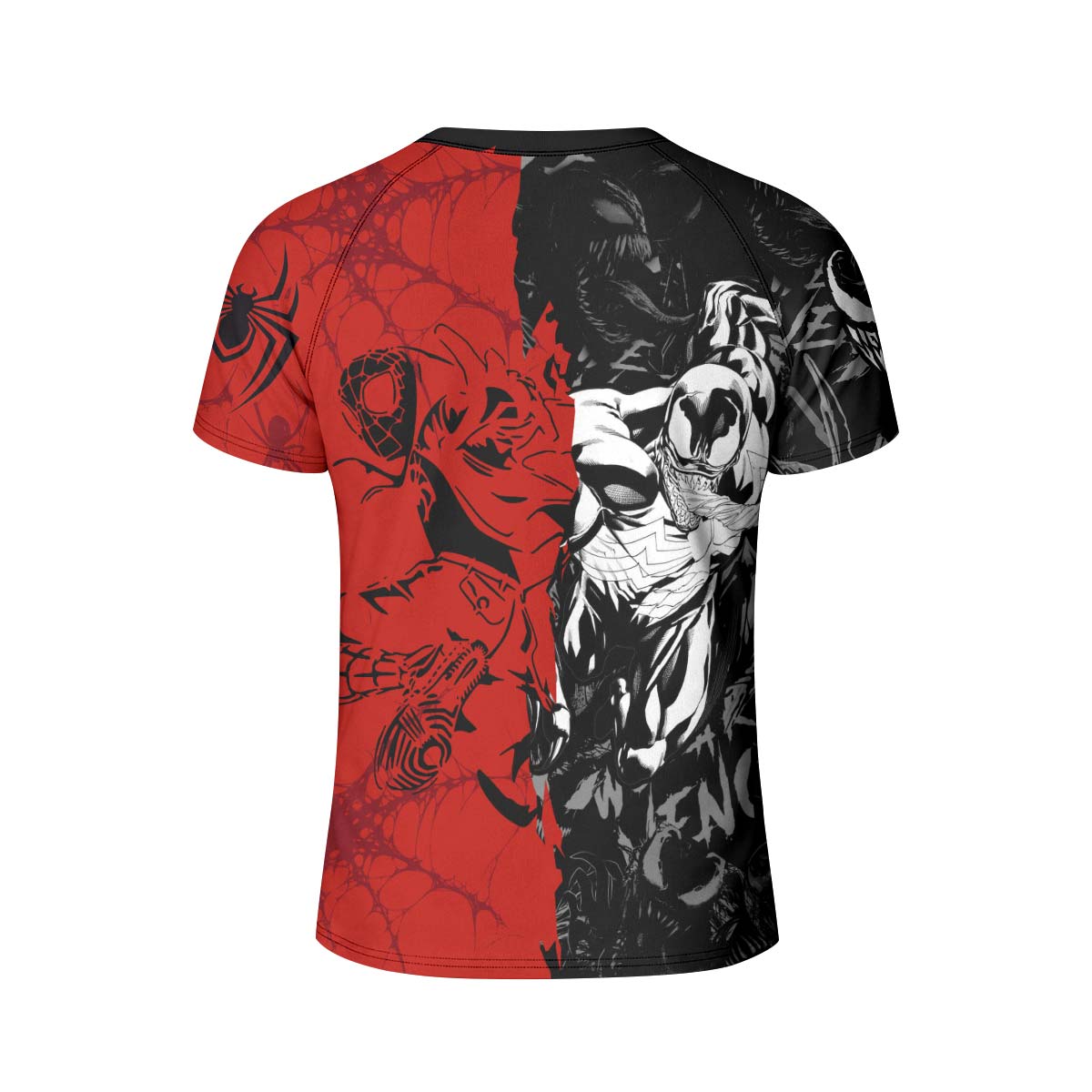 Spider Man Miles Morales And Venom Kid Rash Guard