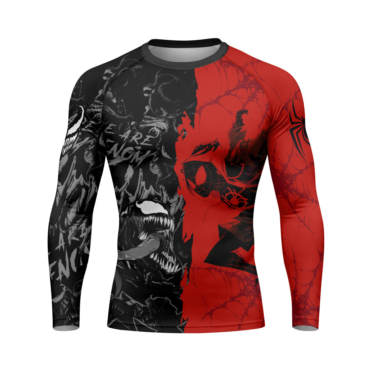 Spider Man Miles Morales And Venom Rash Guard