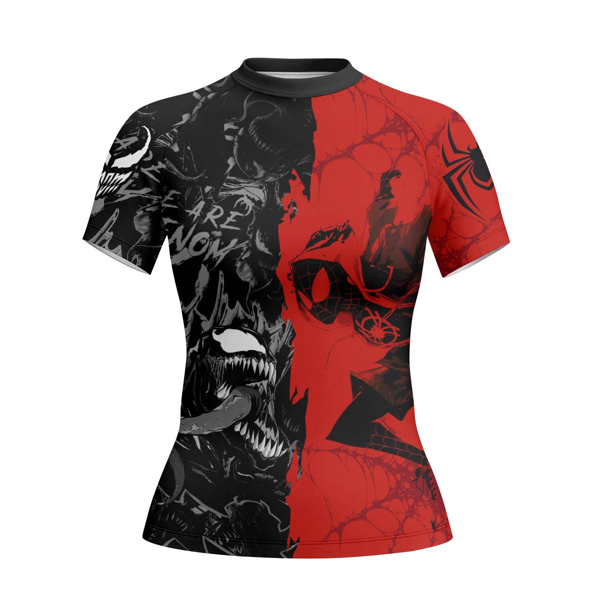 Spider Man Miles Morales And Venom Rash Guard