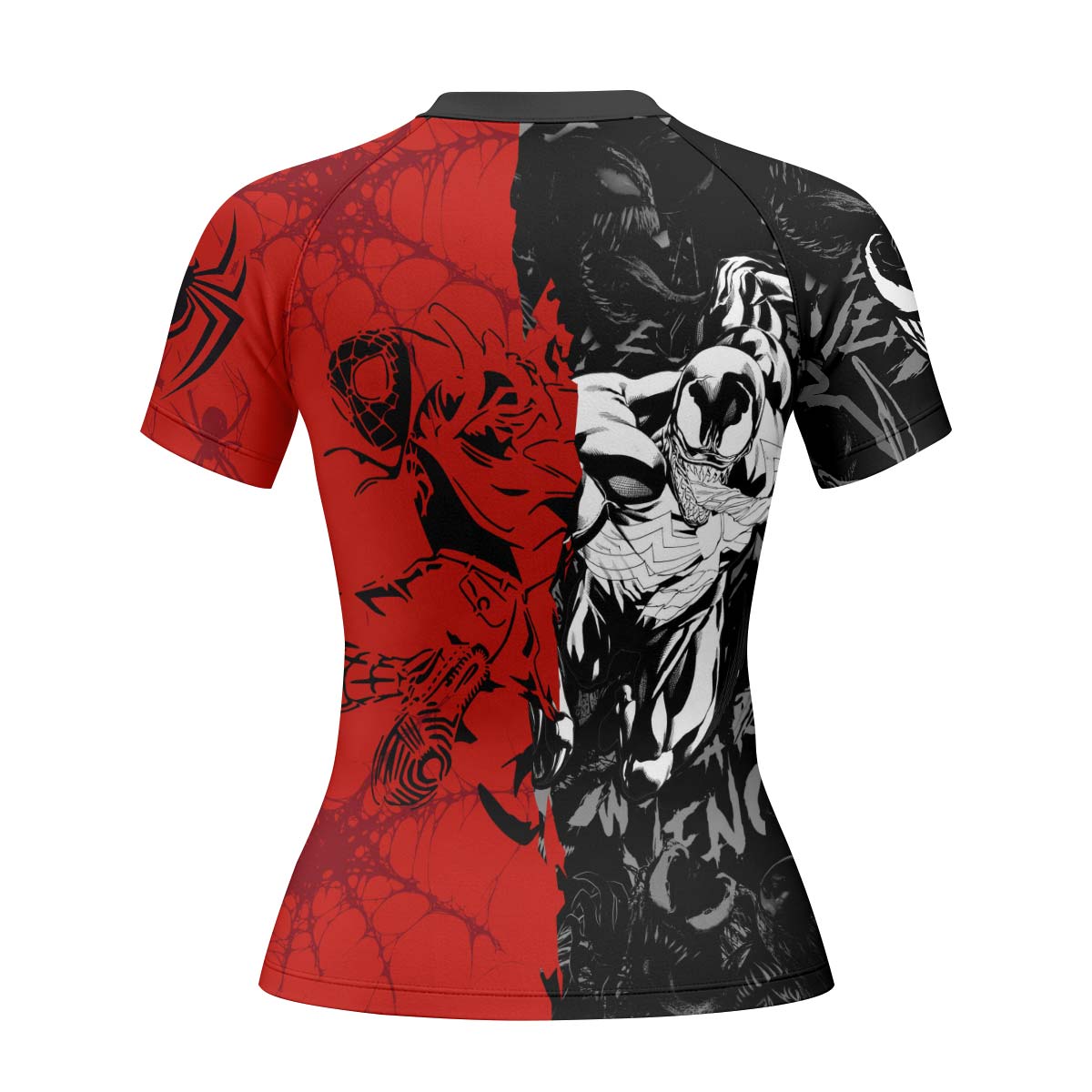 Spider Man Miles Morales And Venom Rash Guard