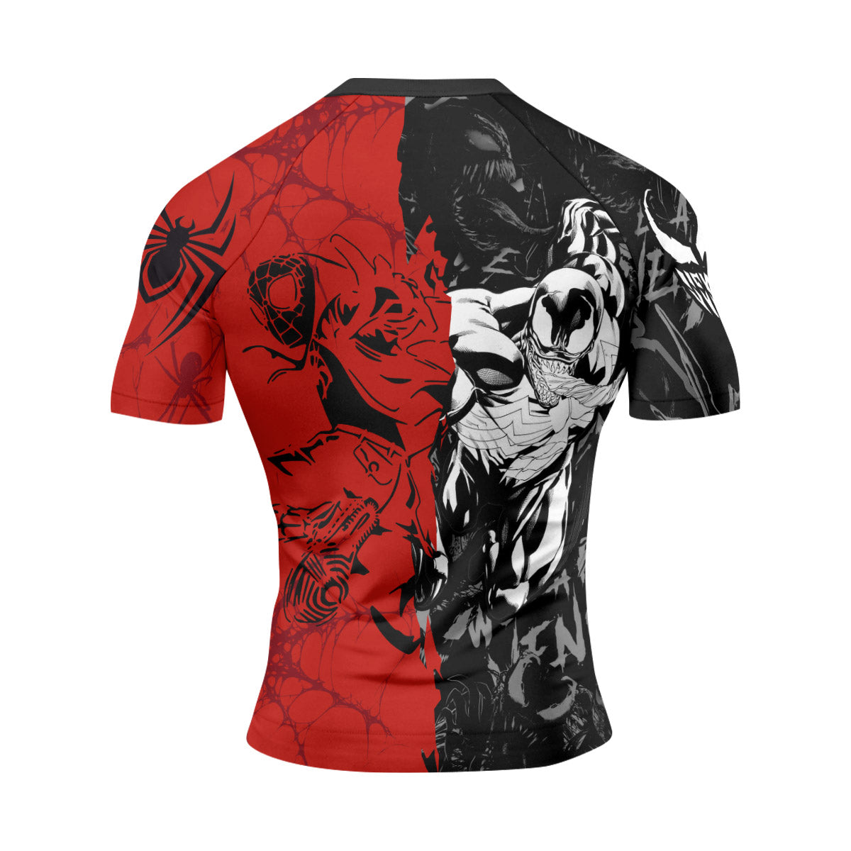 Spider Man Miles Morales And Venom Rash Guard