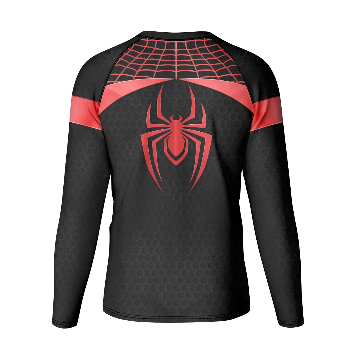 Spider Man Miles Morales Cosplay Kid Rash Guard